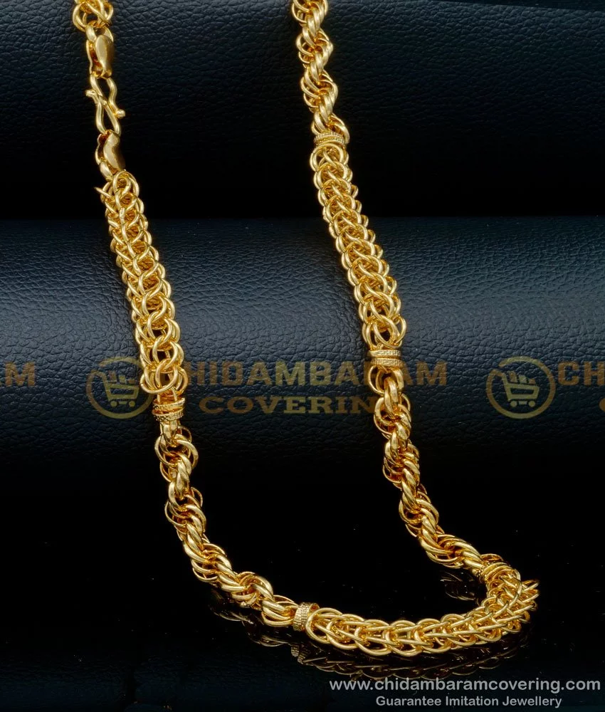 Gold chain 2025 boys design