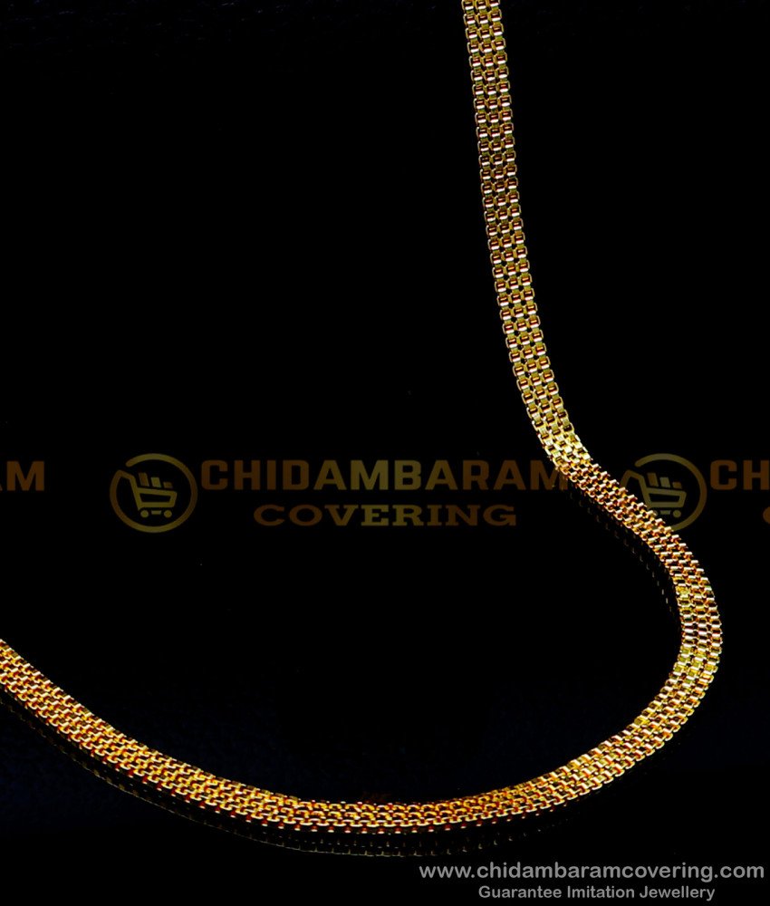 gold plated chain, gold plated chain with guarantee, gold plated chain for men, 1 gram gold plated chain, gold plated chain for women, gold plated chain for girls, 2 gram gold plated chain, daily wear gold plated chain, daily wear gold chain, gold plated chain with warranty