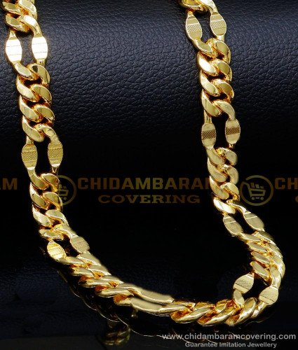 SHN142 - First Quality Gold Plated Heavy Men Gold Chain Designs