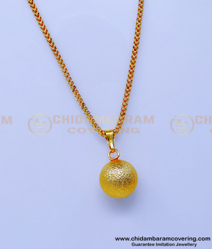 SCHN503 - Trendy Daily Use Artificial Gold Chain Locket New Designs