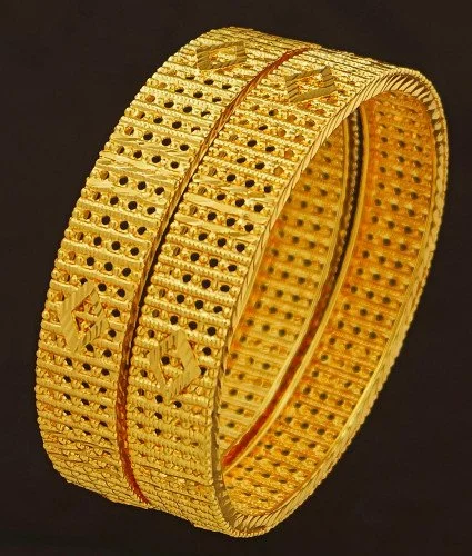 New style on sale gold bangles