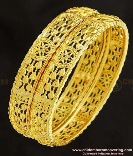 bng258 2.4 size new arrival kerala gold bangle design guarantee imitation bangles online 1