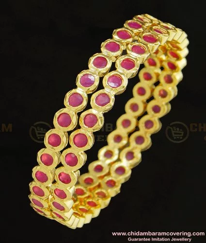 Alloy American Diamond Bracelet Ruby Pink for Women and Girls at Rs  400/piece in Mumbai