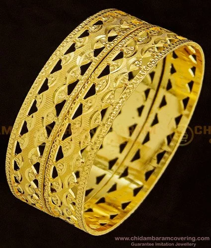 Big gold hot sale kada designs