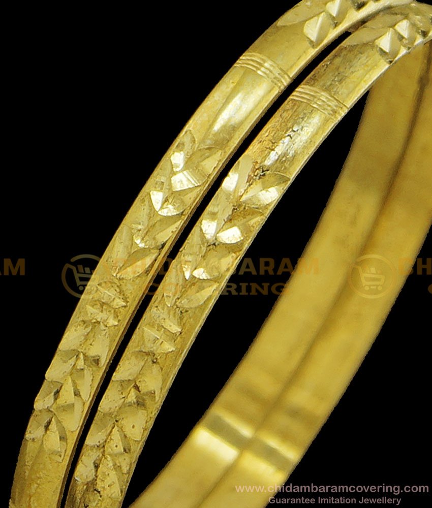 BNG384 - 2.4 Size Original Impon Bangles Daily Wear Natural Colour Panchalog Bangles for Women