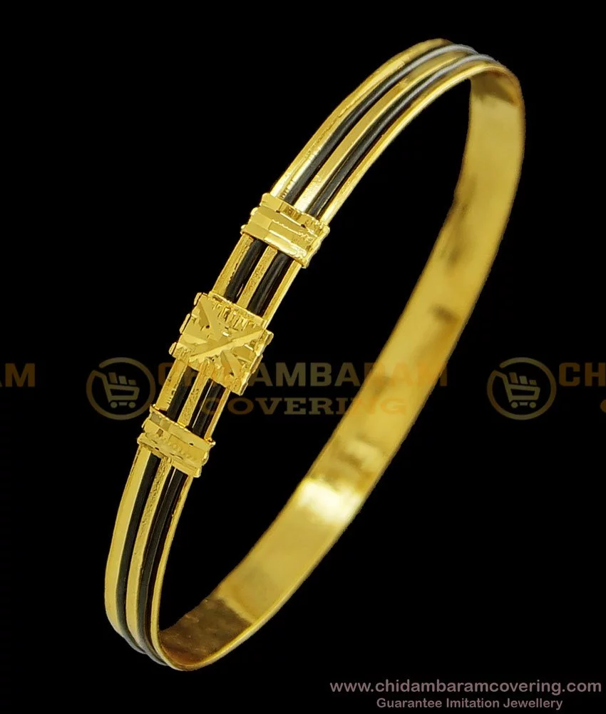 Palakka bangle Traditional Kerala Bangle Bracelet Ornament Gold plated 2  pieces