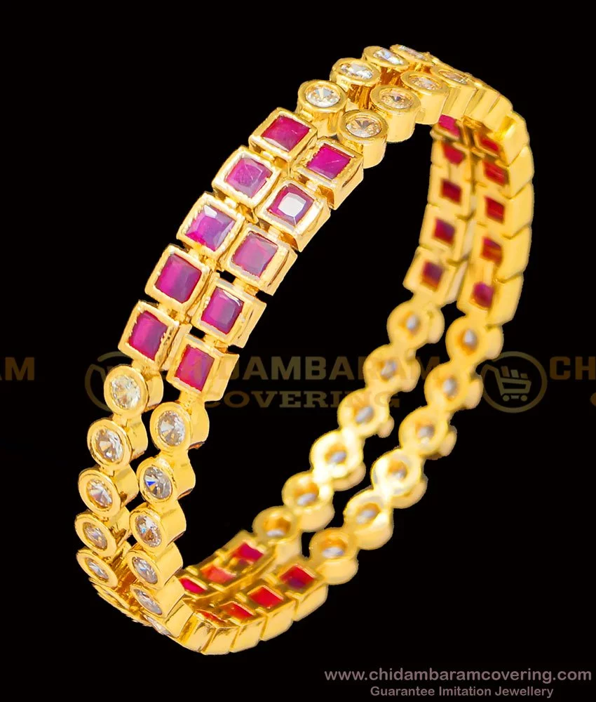 Ruby on sale bangles online