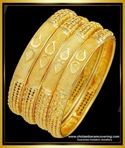 Broad bangles sale gold online