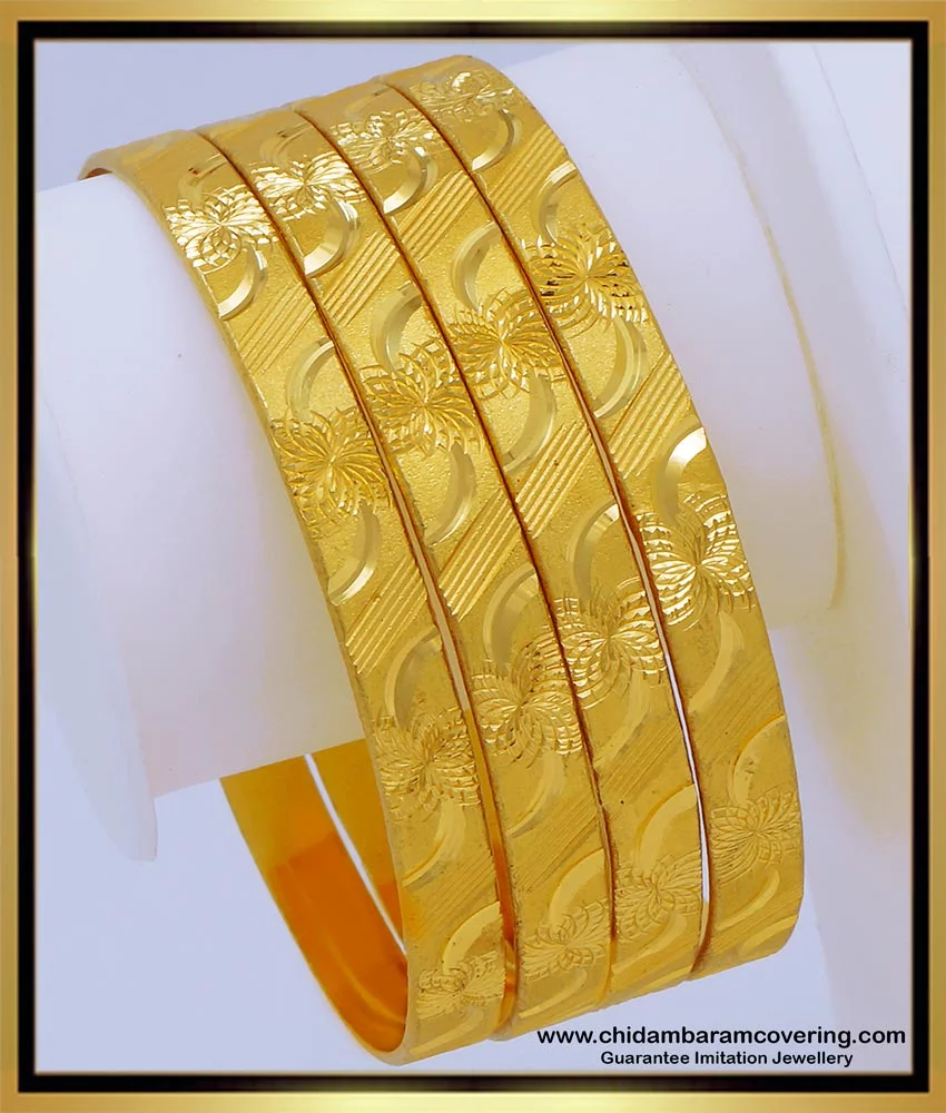 One gram gold 2025 bangles designs