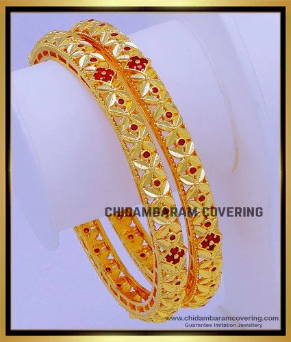 S9037-21 – Aadhyathmik Panchaloha Kankanam Aimpon Kaapu Panchdathu Kangan 5  Metal Panjalogam Bangle Bracelet with Design approx weight 16grams -  SriVanaja Puja Store