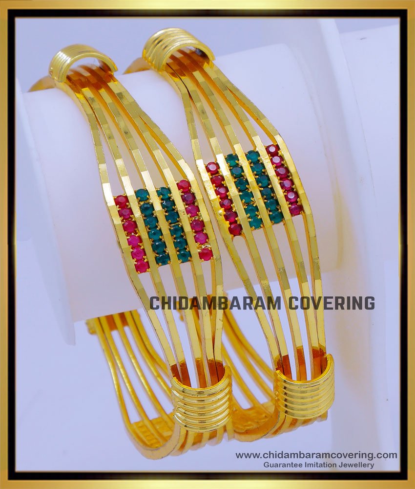 stone bangles,1 gram gold plated bangles, latest gold stone bangles designs, one gram gold jewellery,  stone bangles set, stone bangles designs with price