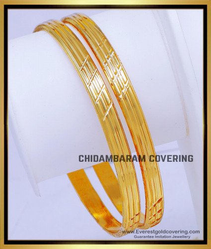 BNG857 - 2.6 Latest Gold Designs Impon Bangles Online Shopping