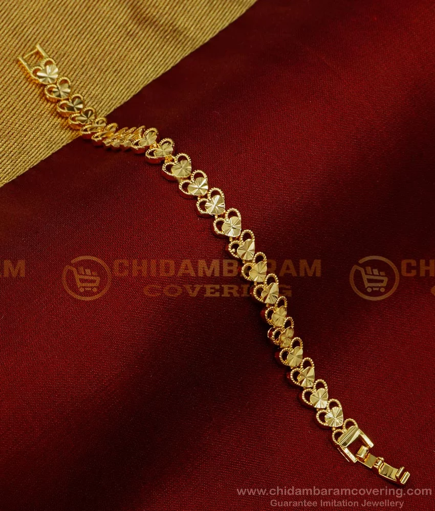 Buy Online Simple Gold Bracelet Ladies Light Weight Design For Daily Wear  Collection BRAC270