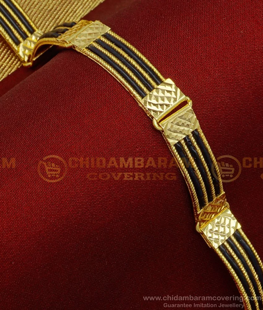 bct276 gold design anaval bracelet 1 gram gold elephant hair bracelet men wedding bracelet 2