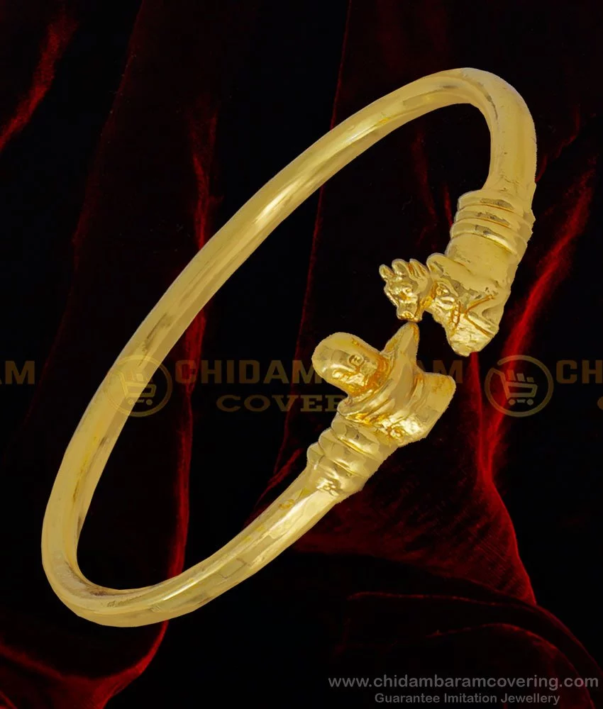 Buy Panchaloha Bangles Flower Design Stunning Gold Impon Bangles Online  Shopping