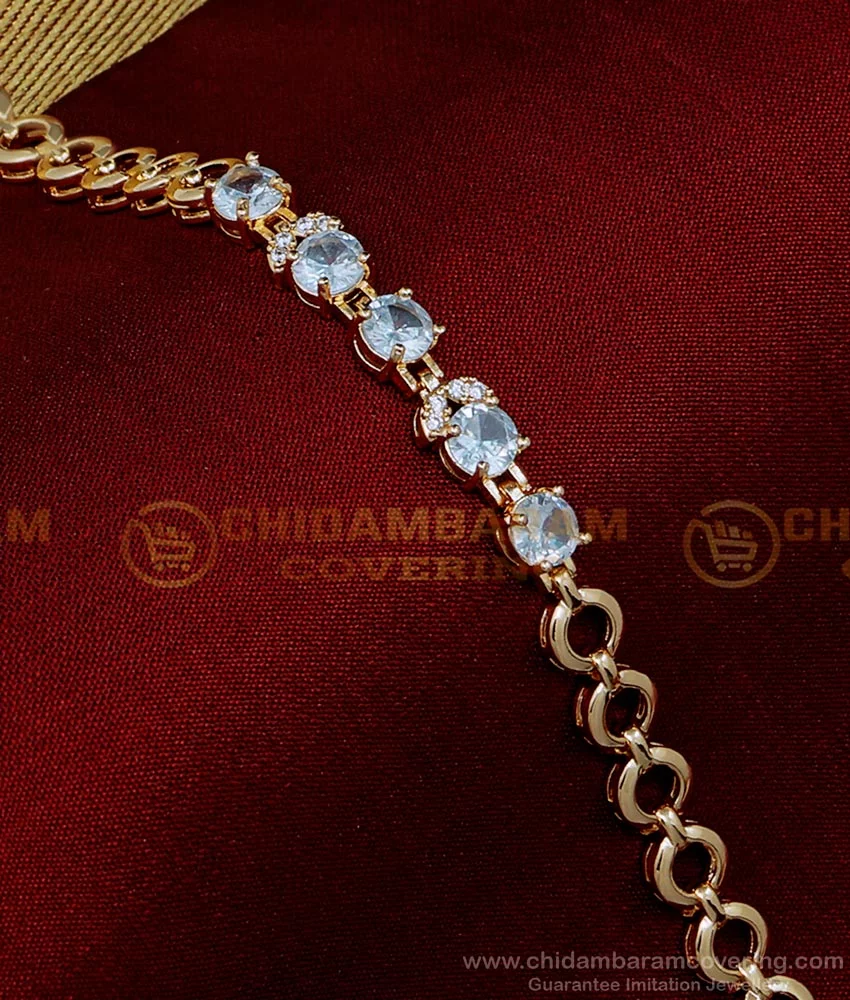 Mangoquest American Diamond Bracelet for Women and Girls Stylish Design  Traditional Cubic Zirconia Stone Fashion Jewellery Free Size Silver :  Amazon.in: Jewellery