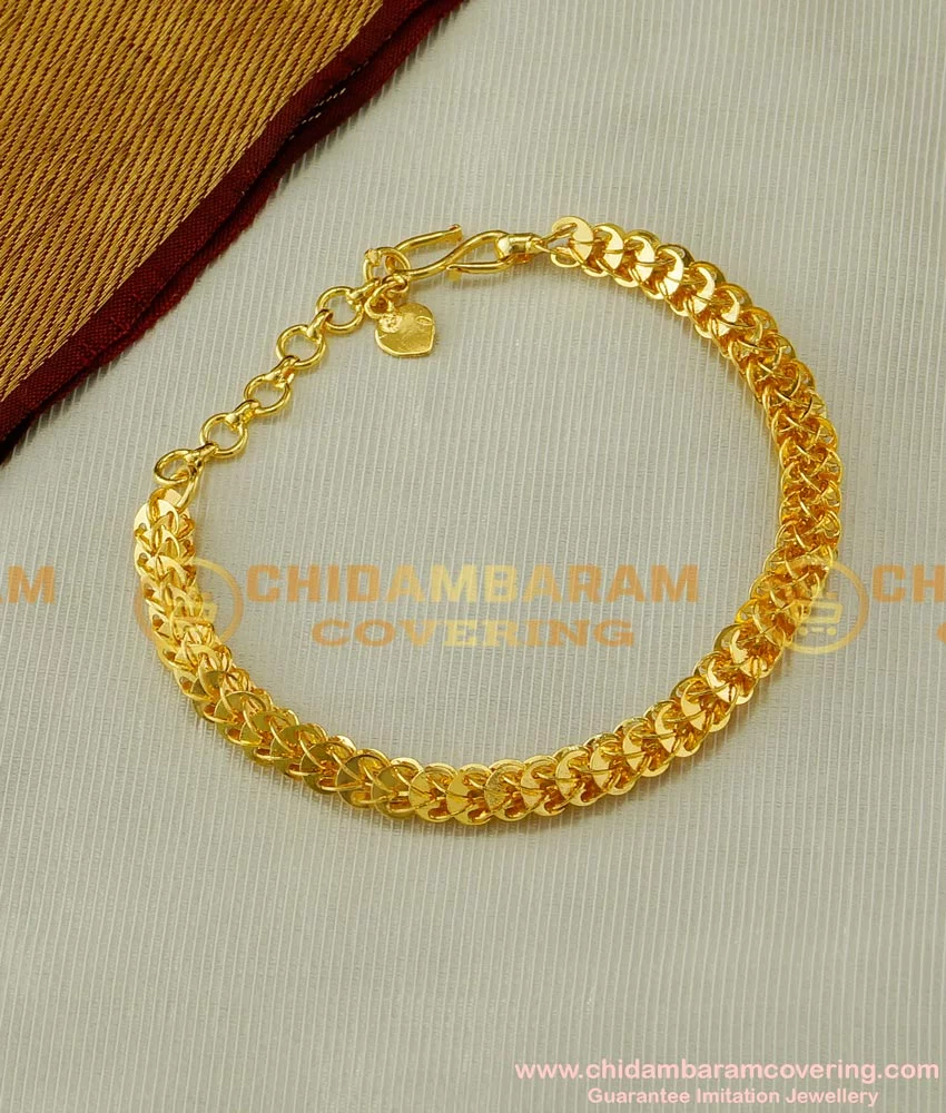 Golden Designer Gold Bracelet for Party Packaging Type Box