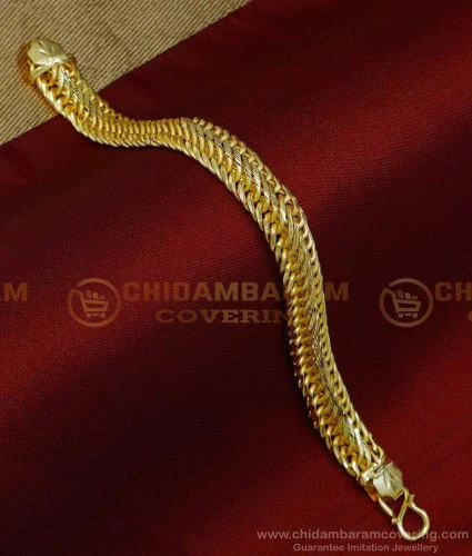 Mens Gold Bracelet Price Starting From Rs 3,500/Gm. Find Verified Sellers  in Bangalore - JdMart