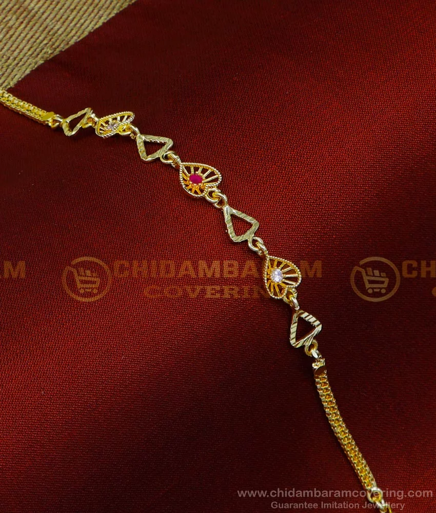 Gold Heart Chain Chain Bangles Set Trendy Womens Fashion Jewelry For  Christmas Gifts From Danteexum, $6.76 | DHgate.Com