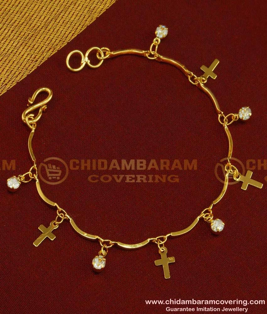 18K Cross Bracelet — Lovélle Jewellery