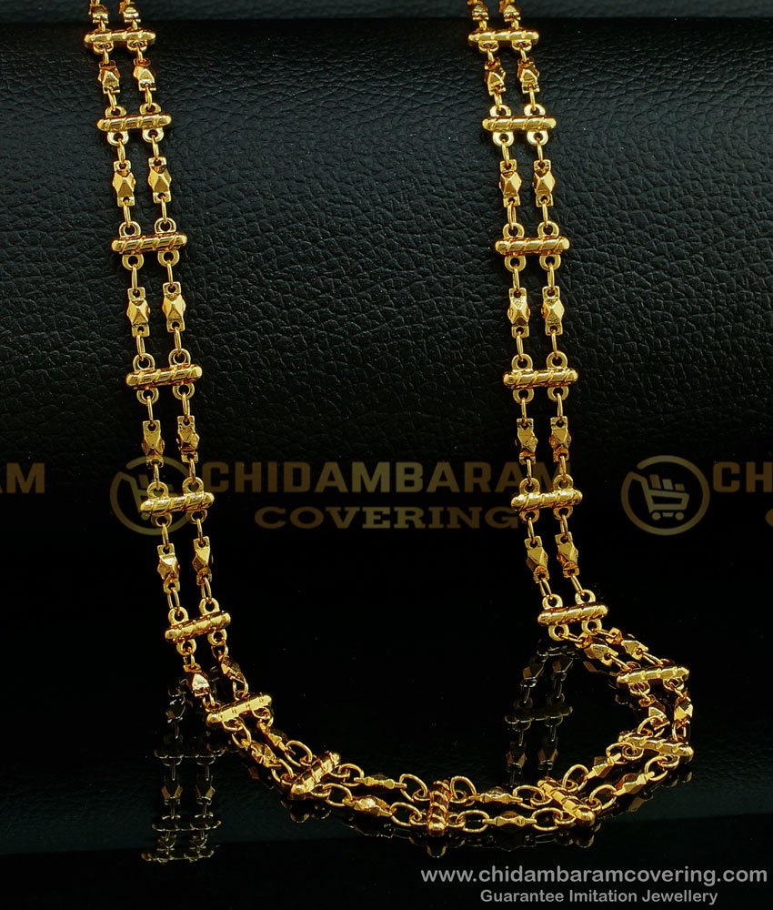 2 line chain, two line chain, women chain, 