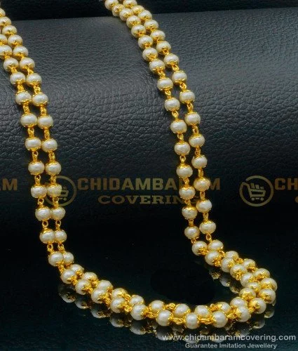 Golden Pearl Choker Necklace, Jewellery, Necklace Free Delivery India.