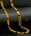  gold black crystal chain, kari mani chain, black beads chain for ladies, Black beads Chain Models, Simple black beads chain Gold