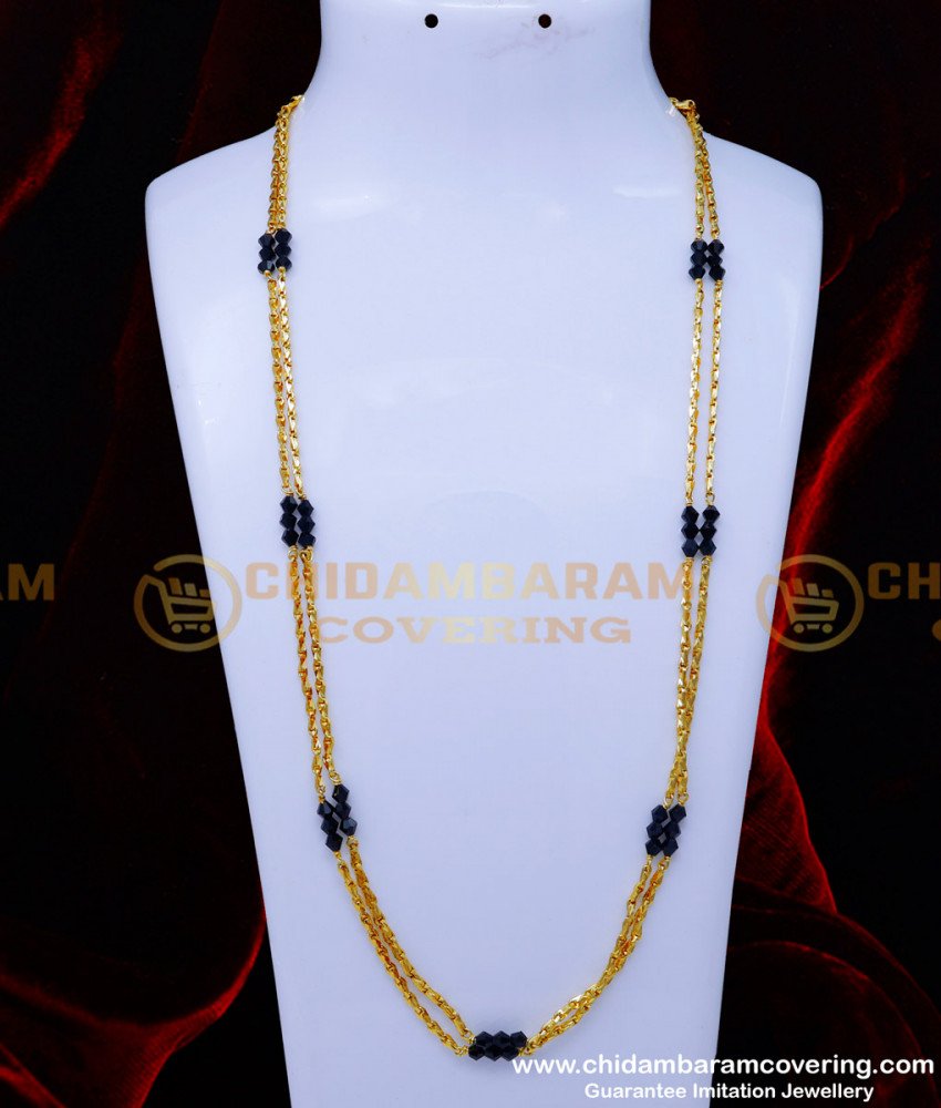 gold plated jewelry,1 gm gold plated chain, gold plated jewelry,1 gm gold plated chain, mangalsutra chain, mangalsutra, Yellow Gold Mangalsutra design, Mangalsutra design long, Mangalsutra design latest, black beads chain gold, black beads chain gold long, mangal sutra with black beads, muslims thaa