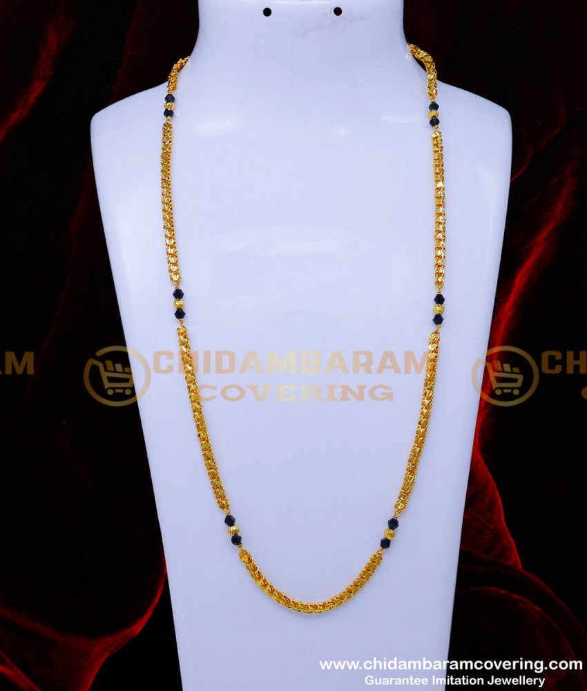 gold plated jewelry,1 gm gold plated chain, gold plated jewelry,1 gm gold plated chain, mangalsutra chain, mangalsutra, Yellow Gold Mangalsutra design, Mangalsutra design long, Mangalsutra design latest, black beads chain gold, black beads chain gold long, mangal sutra with black beads, muslims thaa