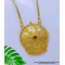 DCHN219 - Gold Pendant Design with Gold Plated Chain for Women