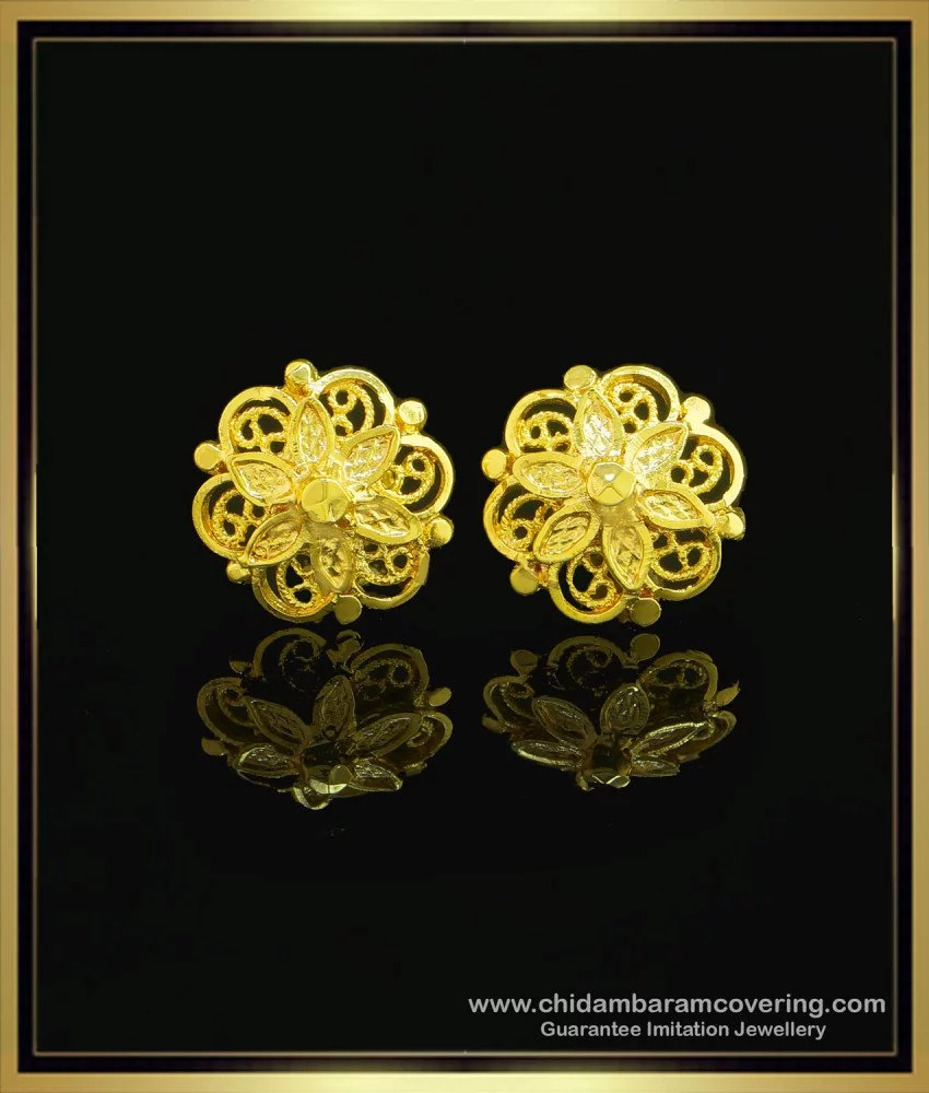 Buy Latest Earrings Design Light Weight Gold Plated Imported Dangle Earrings  for Women