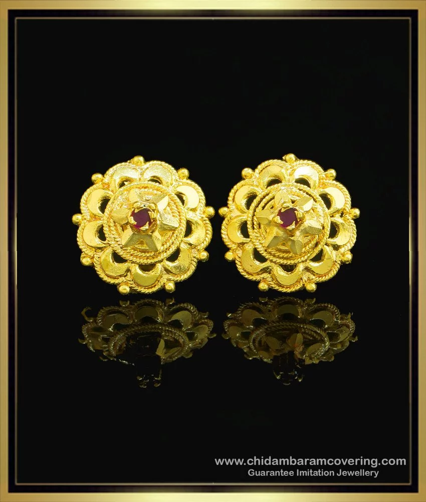 Pavan Jewellery  Daily wear gold earrings designs Latest  Facebook