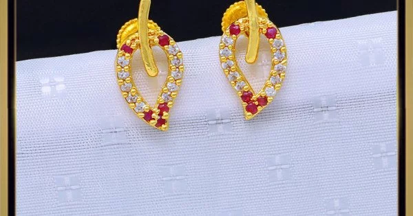 Gold Tops Earring 22kt – Welcome to Rani Alankar