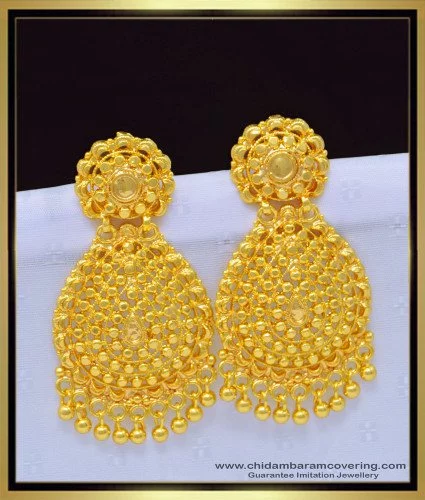 Latest gold earring hanging with weight and price //20+beautiful gold  earring design - YouTu… | Gold earrings designs, Latest earrings design,  Bridal gold jewellery