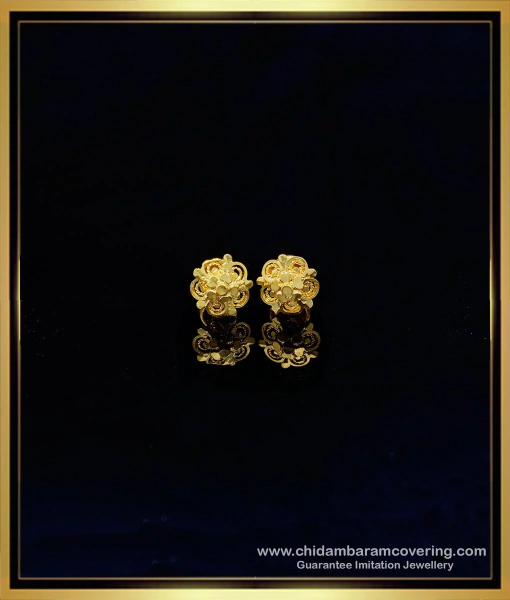 Gold small on sale tops earrings