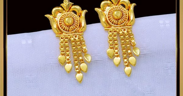 Buy One Gram Gold Small Bali Jhumka Earrings Gold Design for Girls