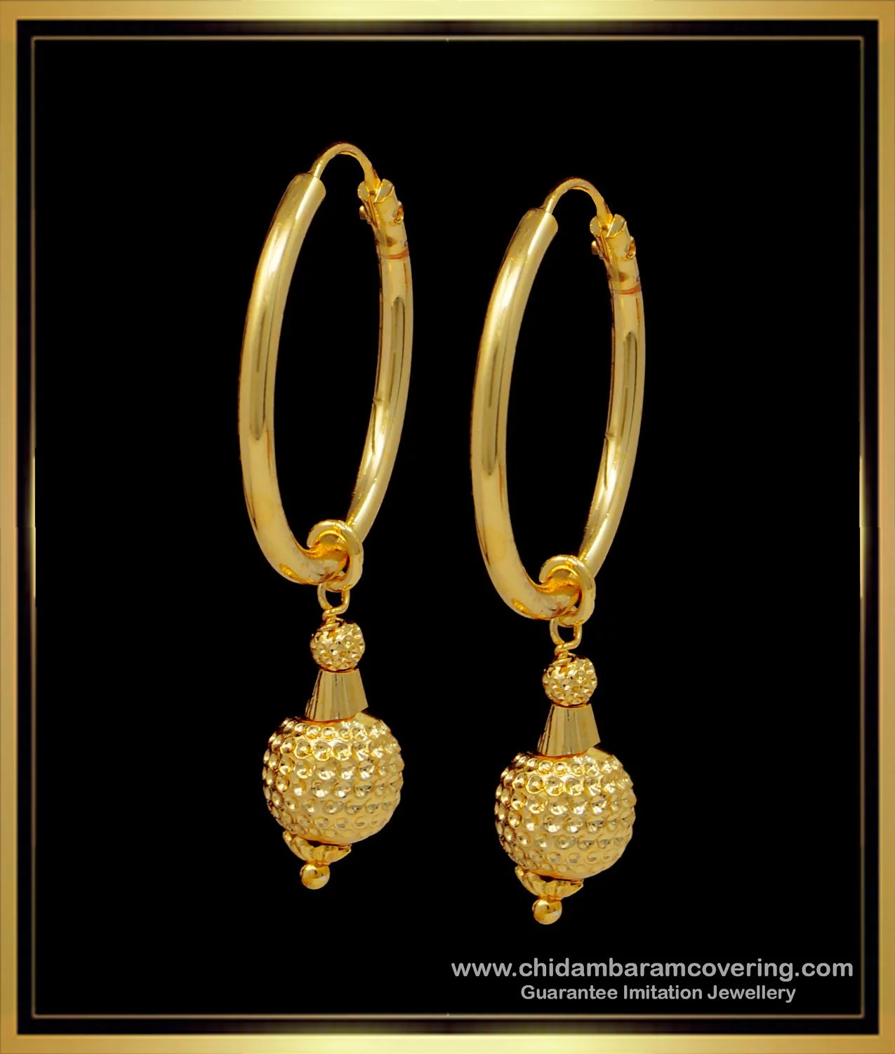 Dainty Hoop Earrings - 10K Solid Gold - Oak & Luna
