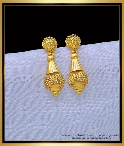 Mayil Thodu Stone Stud Earrings Latest Designer Jewellery South Indian  ER19725A