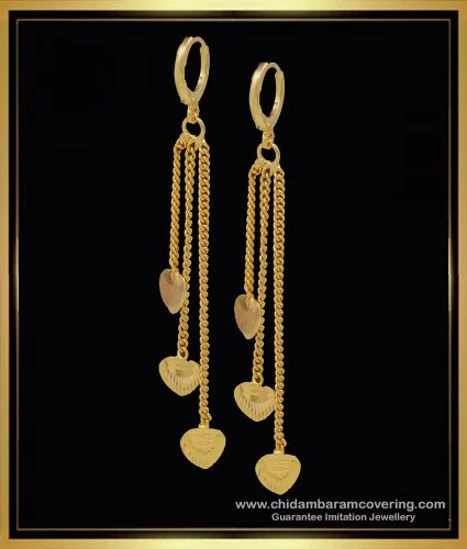 Buy Traditional Gold Design Swan Ring Type Big Size Hoop Earrings for Women