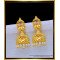 ERG1261 - Attractive Pearl Jhumkas Earrings One Gram Gold Muthu Thodu South Indian 