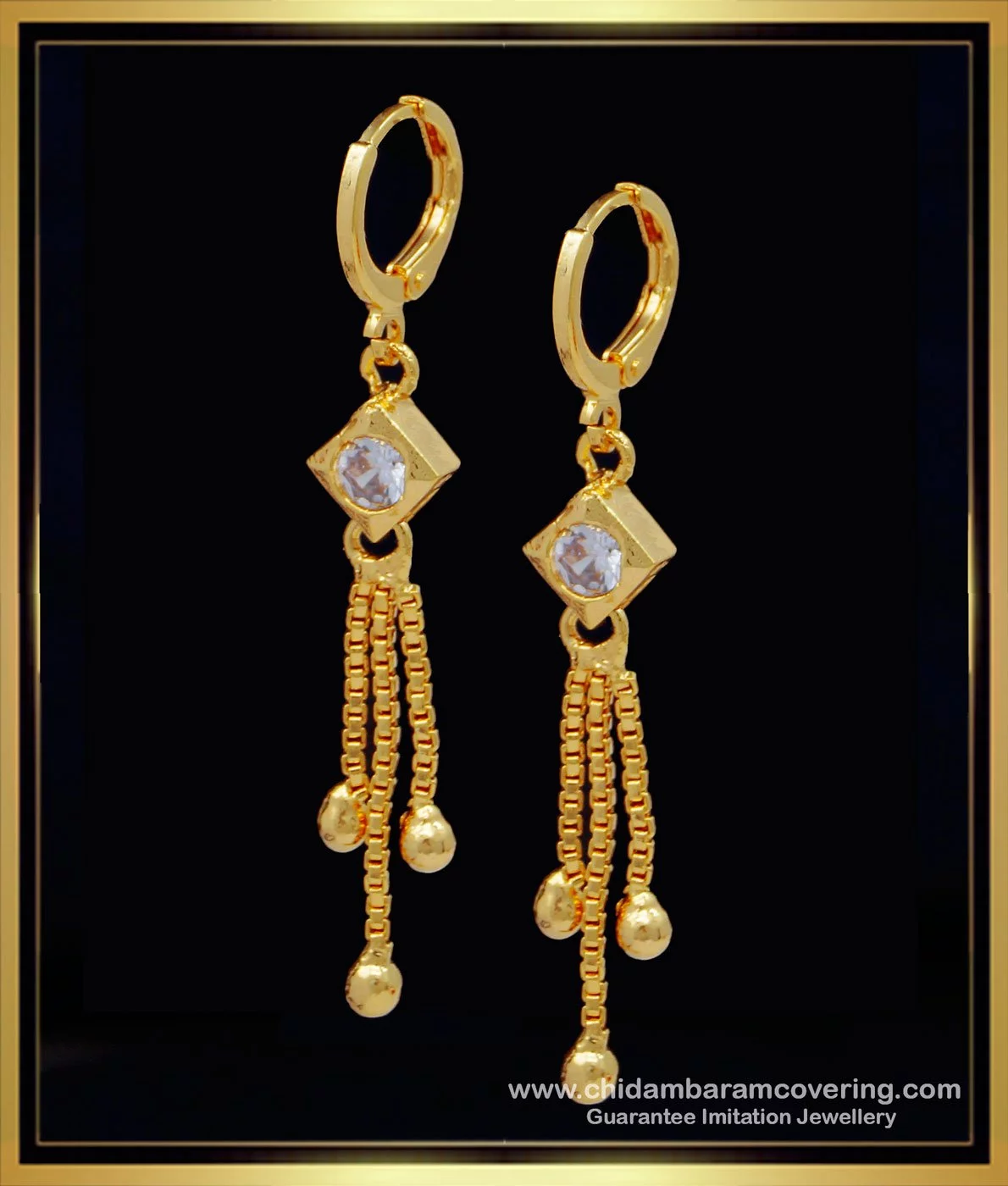 Buy Stylish Gold Earrings Online In India