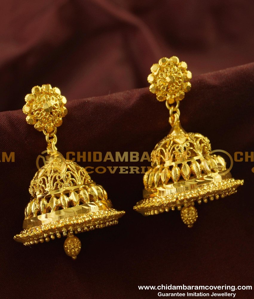 ERG132 - South Indian Wedding Jhumkas Designs Online Shopping