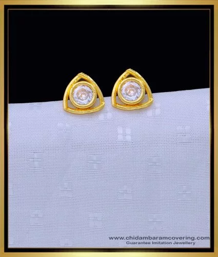 E8262 South Indian Screwback Earrings AD Artificial Imitation Jewellery Buy  Online | JewelSmart.in