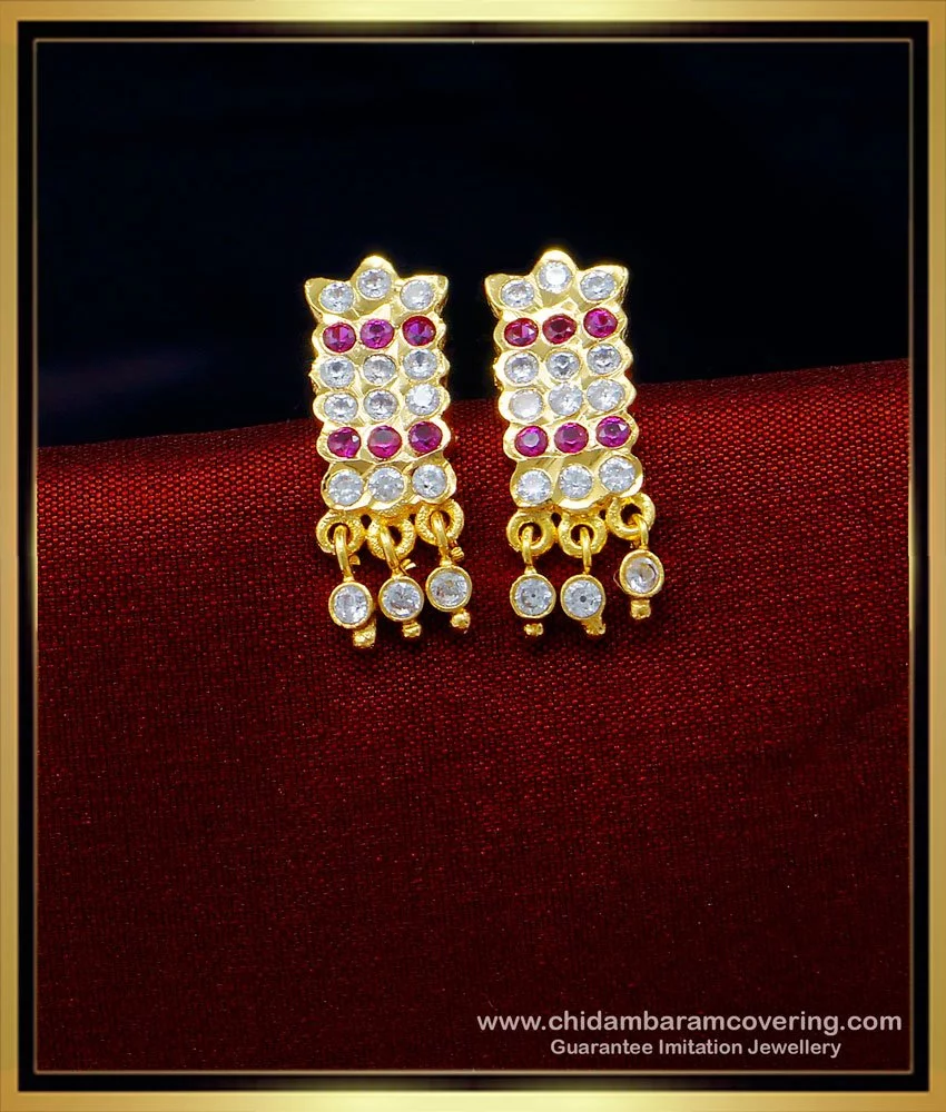 18 Grams Gold Earrings - South India Jewels