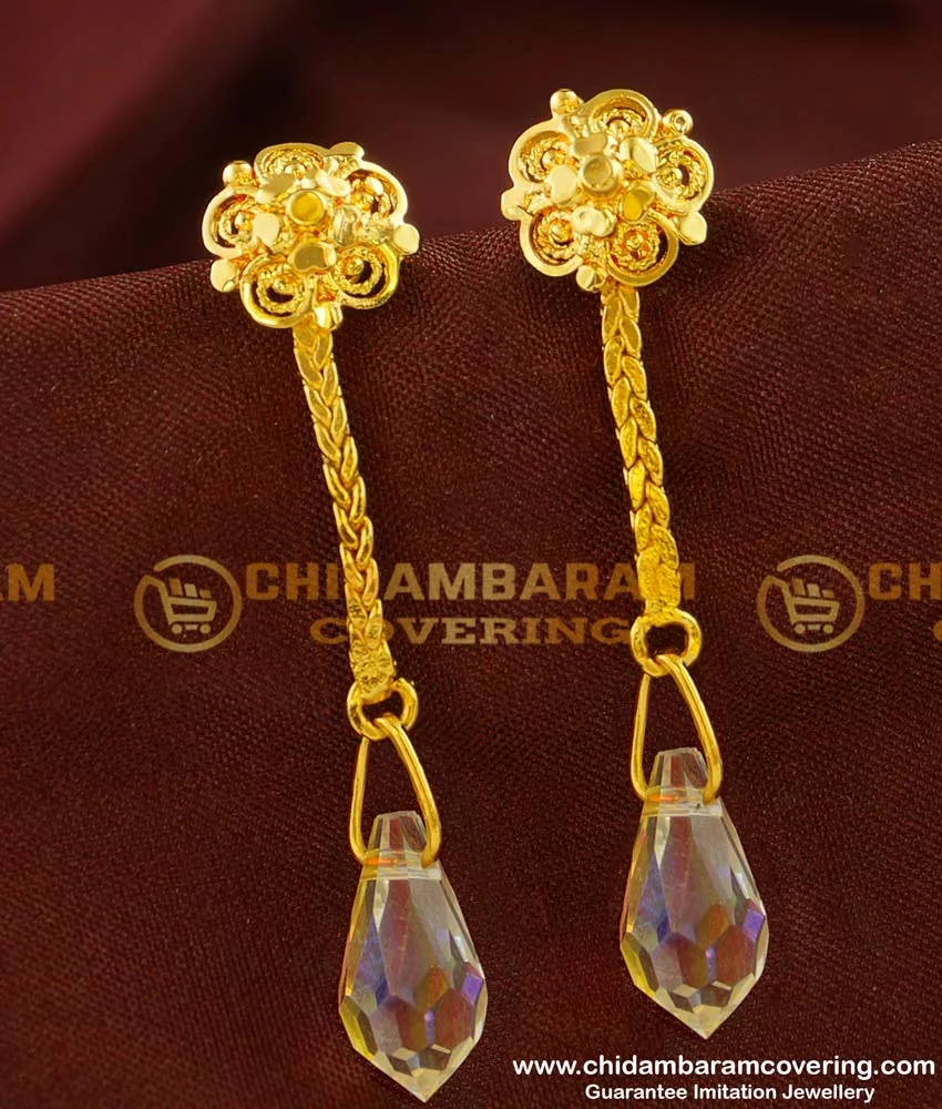 Long chain clearance earring design