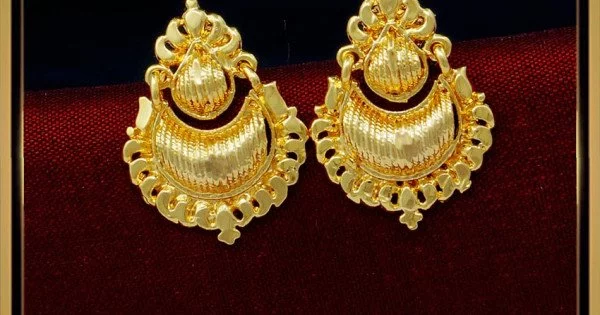 Traditional gold earrings designs outlet for daily use