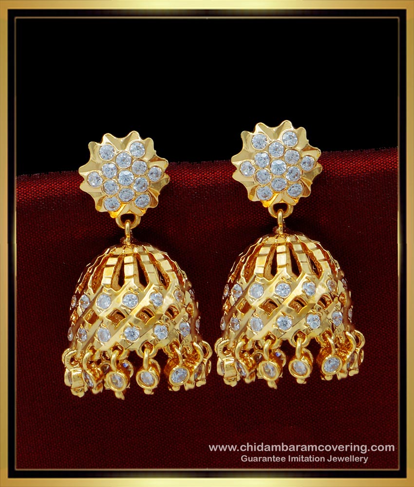 jhumka design, covering jimiki online,impon jimiki kammal, gold jimiki, 