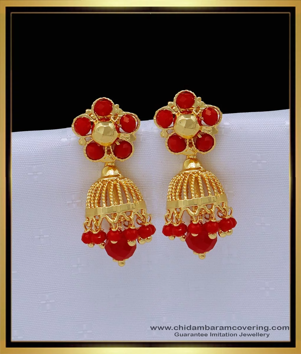 Brand new, elegant 1g gold earrings, perfect for traditional occasions. |  eBay