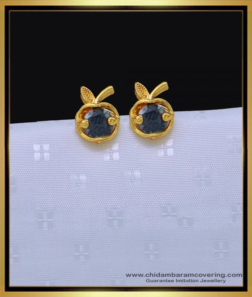 Black Stone Earrings - Vivid Jewels