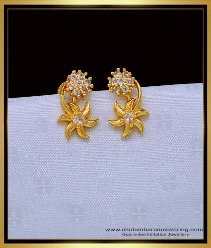 Flipkart.com - Buy Gautam Daily Wear Gold Alloy Hoop Earrings for Girls &  Women (FF1) Brass Hoop Earring Online at Best Prices in India